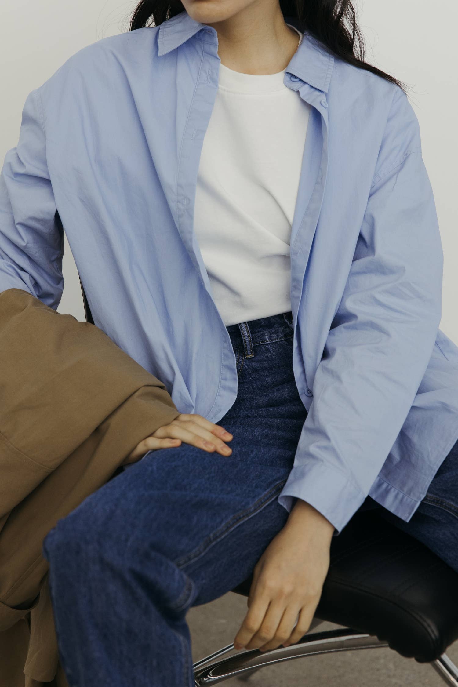 MOD REF - Wholesale Button Down Shirt - Women's - The Ema Top | Collared Button-Down Top14