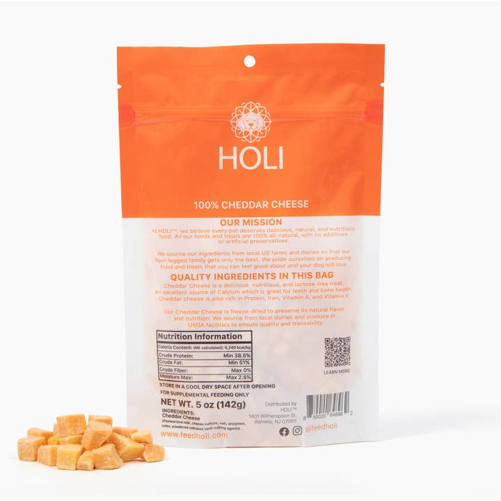 HOLI - Wholesale Pet Treats - Dog - HOLI Cheddar Cheese Freeze-Dried Dog Treats6
