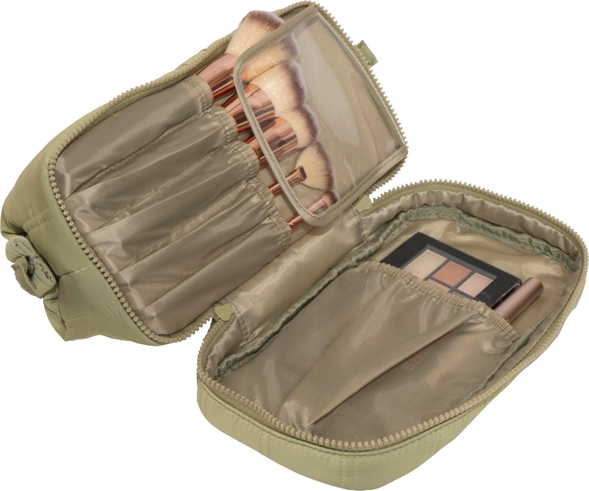 Magid – wholesale Toiletry bag – women's – Max Studio Tubular Quilted Nylon Toiletry Pouch27