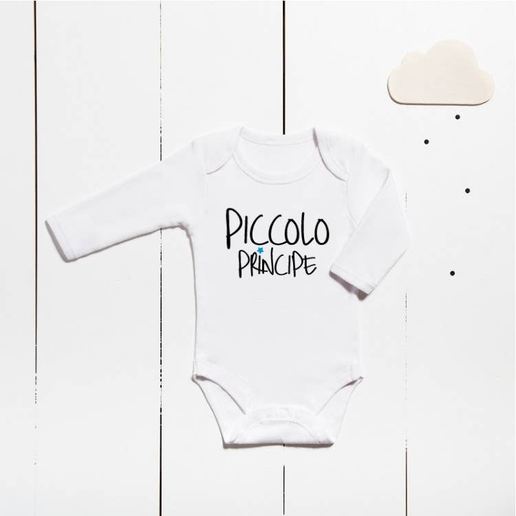 Pioshop - Wholesale Bodysuit (Non-Footed) - Baby - Long sleeve cotton bodysuit - Piccolo principe30