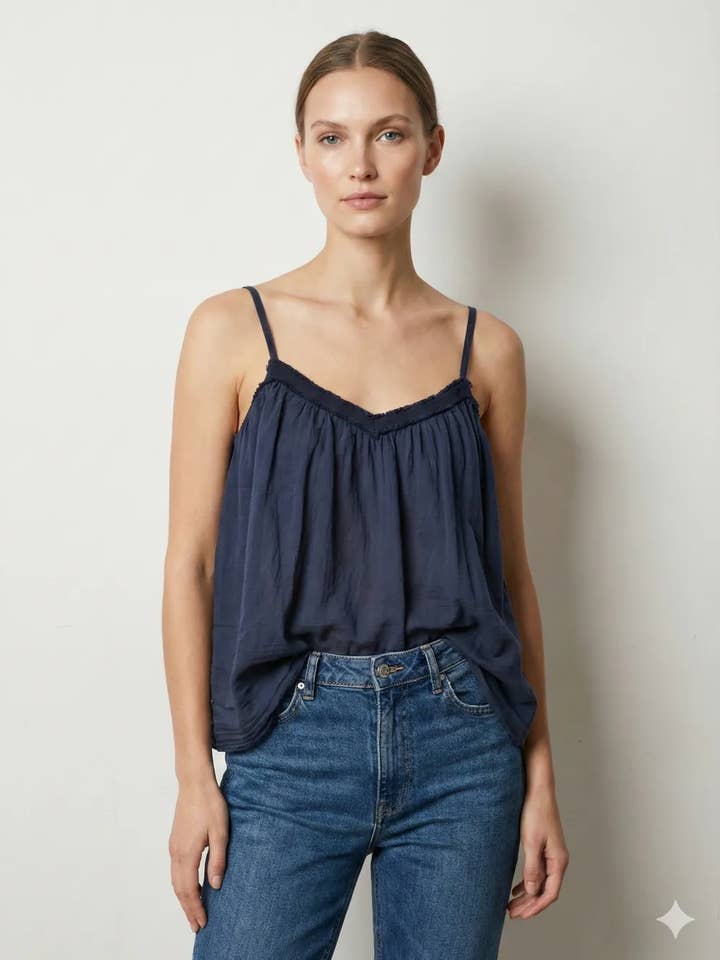 Top Bretelle En Voile De Coton @91245_HCotDouble pour la vente par Mimi & Gogo