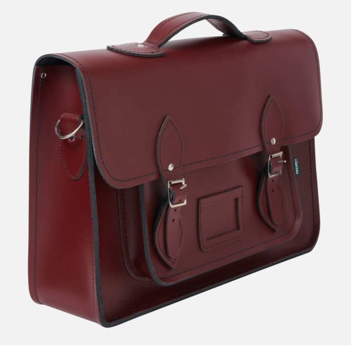 Zatchels - Wholesale Satchel - Women's - Leather Satchel Backpack - Marsala Red - 3 Sizes