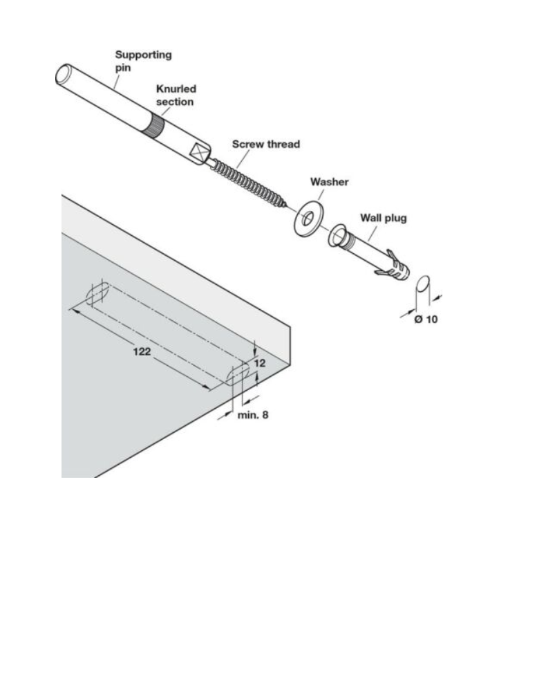 Steel Wood Avenue – wholesale Wall-mounted shelf – Rustic Deep Floating Shelf with Hidden Brackets - 30cm x 3.4cm7