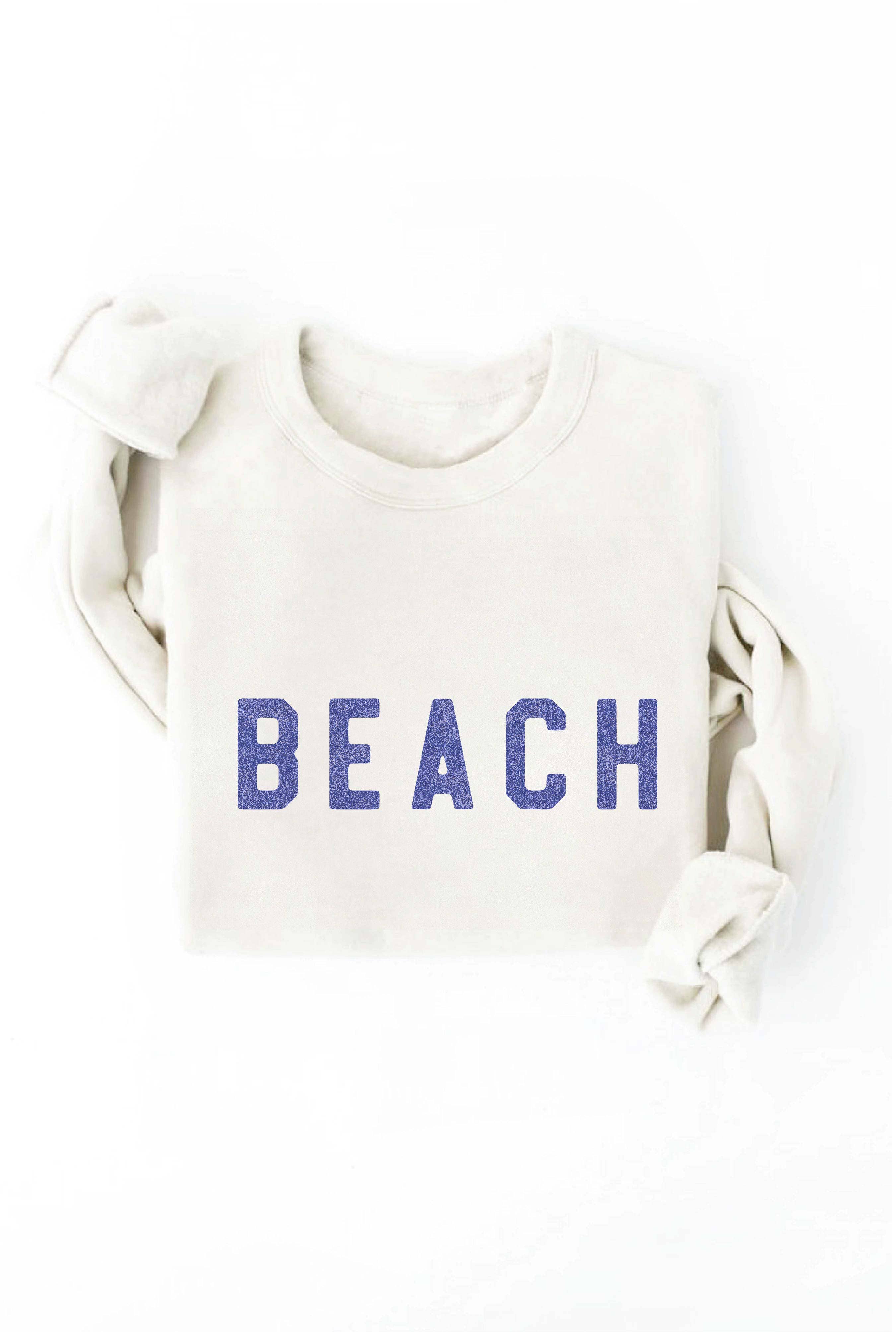 OAT COLLECTIVE - Wholesale Graphic Sweatshirt - Women's - BEACH Graphic Sweatshirt4