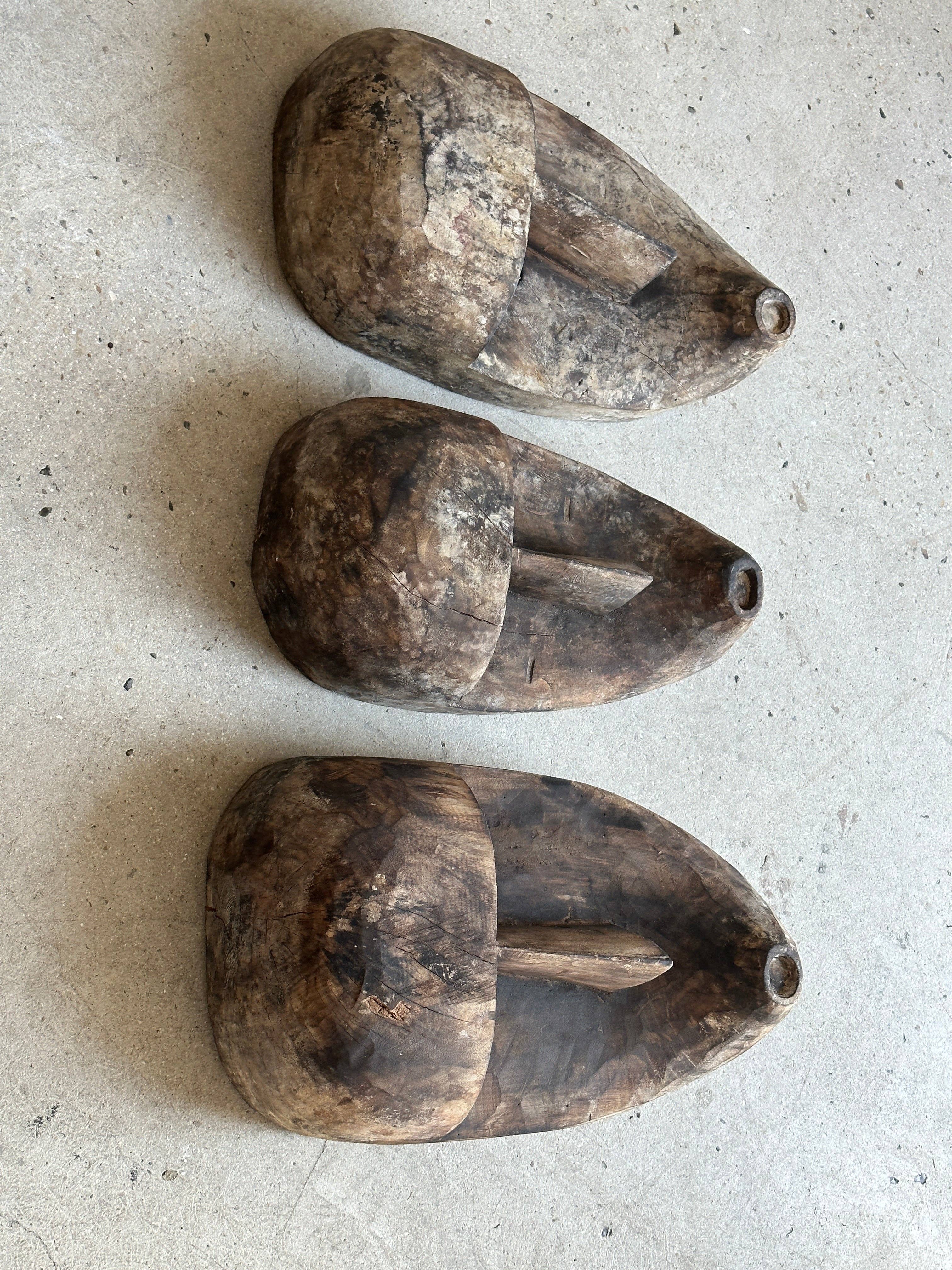 Office Objets – wholesale Skulptur – Stor Timor-mask i patinerat trä, höjd ca 50 cm (3 stycken)27