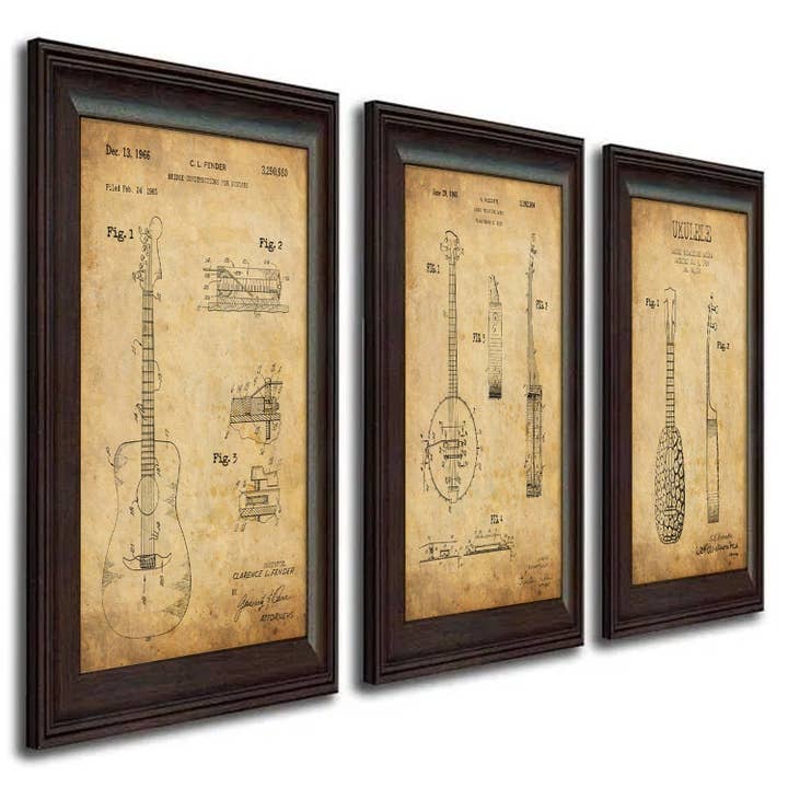 Personal Prints - Venta al por mayor Ilustración - Instrumentos de cuerda - Arte patentado