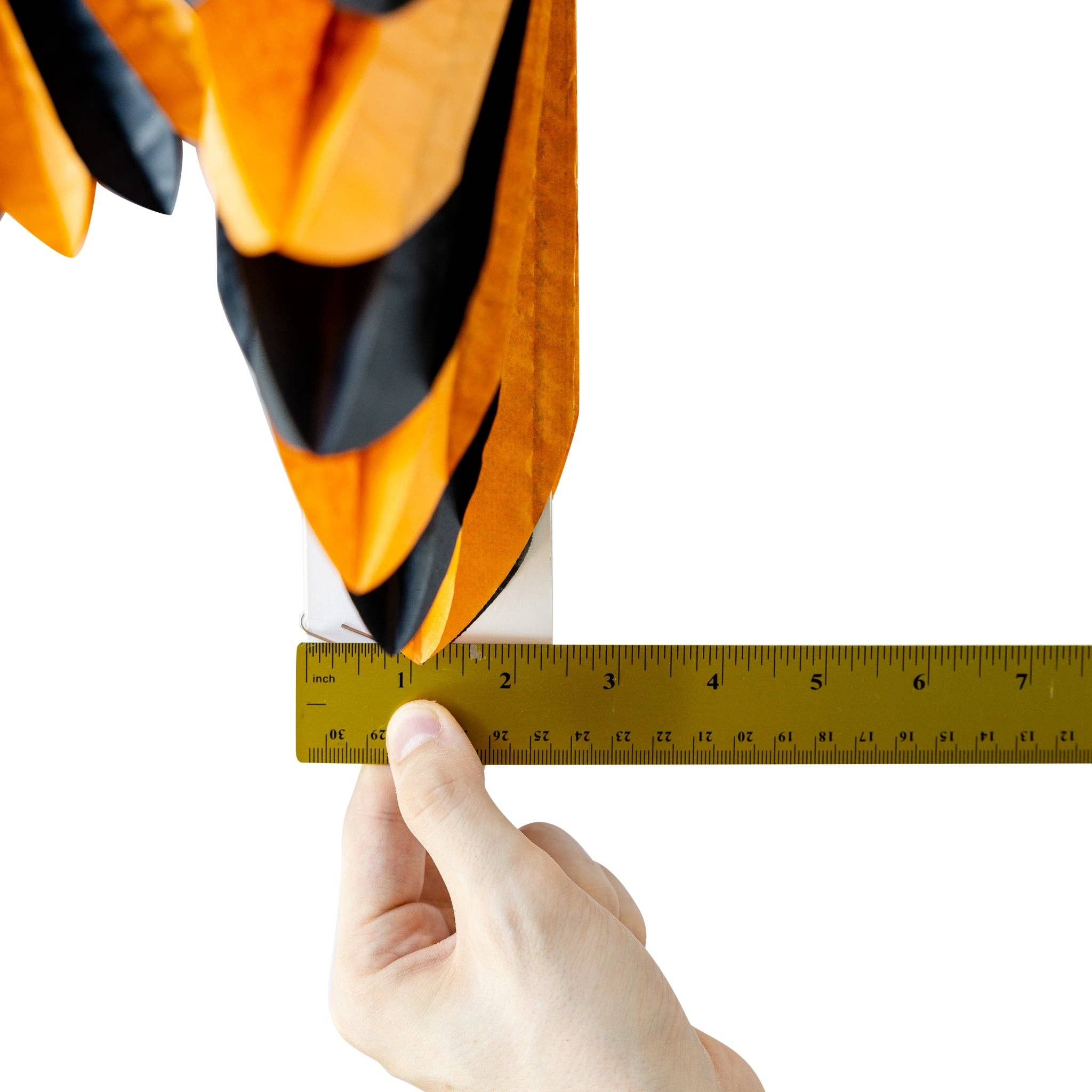 My Mind’s Eye - Wholesale Papier/tissuewaaiers - VHP1003 - Vintage grote zakdoekventilatoren in zwart en oranje voor Halloween5