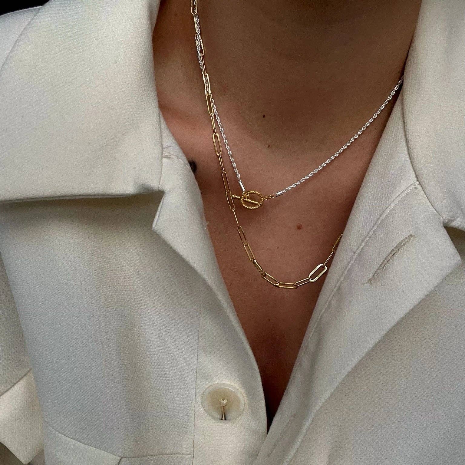 Love Local Jewelry - Wholesale Schakelketting - Orion ketting met Maxi Link schakels in 18K goud of puur 925 zilver5