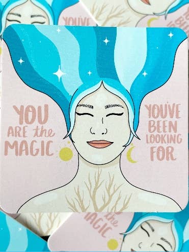 Sticker: You Are The Magic for wholesale by Stephanie chinn art