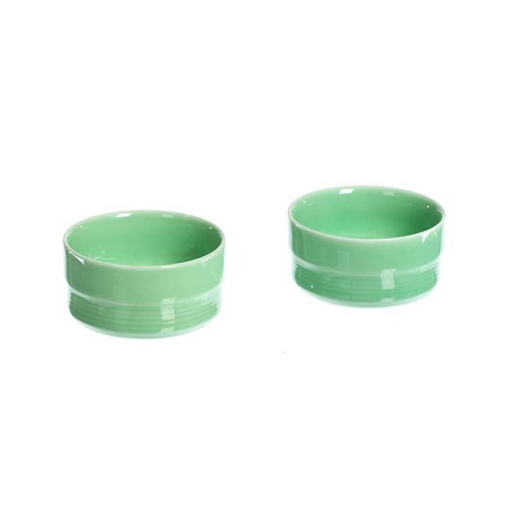 Celadon Cups 100 ml 2 pcs - Green for wholesale by Tea soul