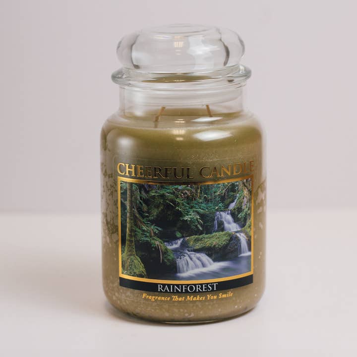 A Cheerful Giver – wholesale Jar/filled candle – Cheerful Candle (24oz.) – Rainforest
