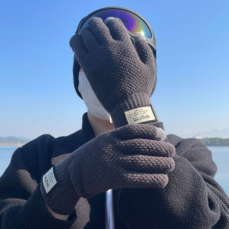 FurDecoration - Vendita all'ingrosso Guanti - Bambini - Guanti a Maglia per Bambini con Touchscreen5