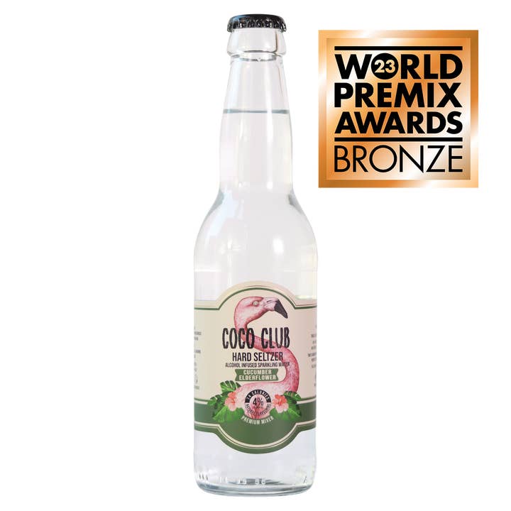Hard seltzer Coco Club - Concombre et fleur de sureau pour la vente par Coco Club