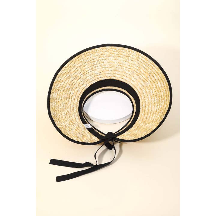 Anarchy Street – wholesale Visor – Women's – Straw Weave Fashion Visor Hat