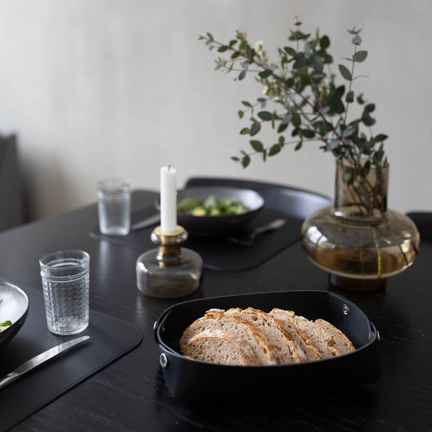 Miiko - Wholesale Decorative Box - Rove leather box, black1