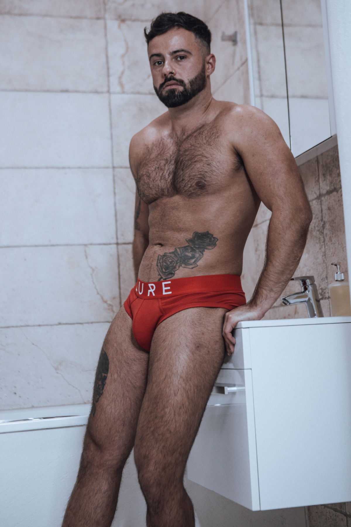 Lure Menswear LTD - Wholesale Underwear - Men's - Lure Red Brief4