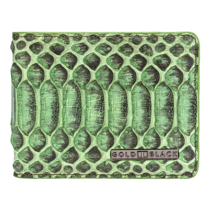 GM Python plånbok Gräs grön för wholesale av GOLDBLACK