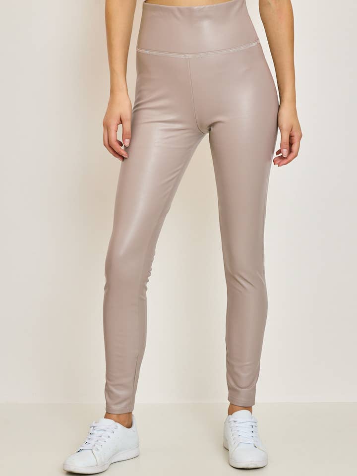 Orice - Wholesale Fashion Leggings - Women's - Slim faux leather leggings - Orice24