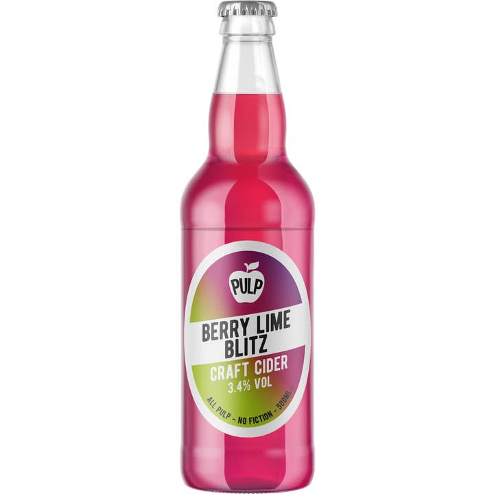 PULP Berry Lime Blitz 3.4% 12 x 500ml Bottles for wholesale by Celtic Marches