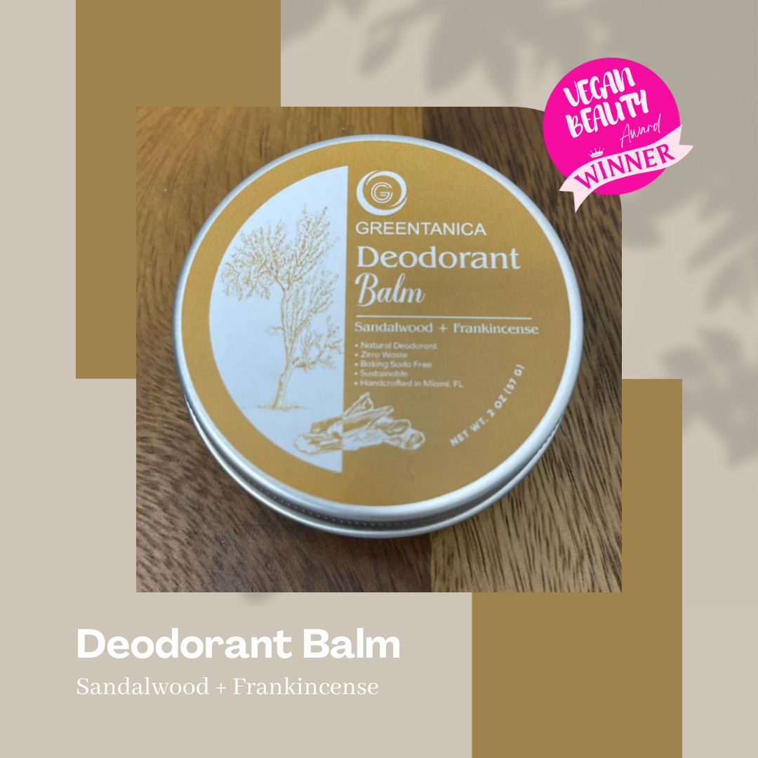 Greentanica - Wholesale Deodorant - Unisex - Sandalwood + Frankincense Vegan Deodorant Balm4