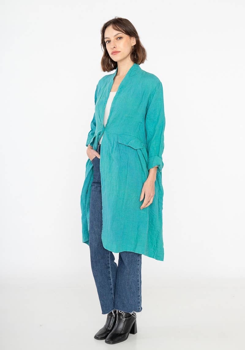 LINEN & COTTON HOUSE - Wholesale Jacket - Women's - 1142 SPRING SUMMER CLOTHING LINEN JACKET43