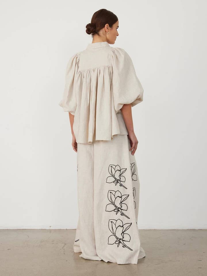 Marayn - Wholesale Top & pants set (NOT Loungewear) – Women's - Boho Chic Linen Set SpringSummer 256