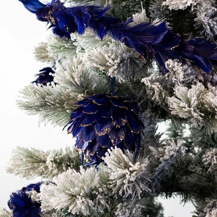Zucker Feather Products – wholesale Ornament – Navy Blue Christmas Ornament14