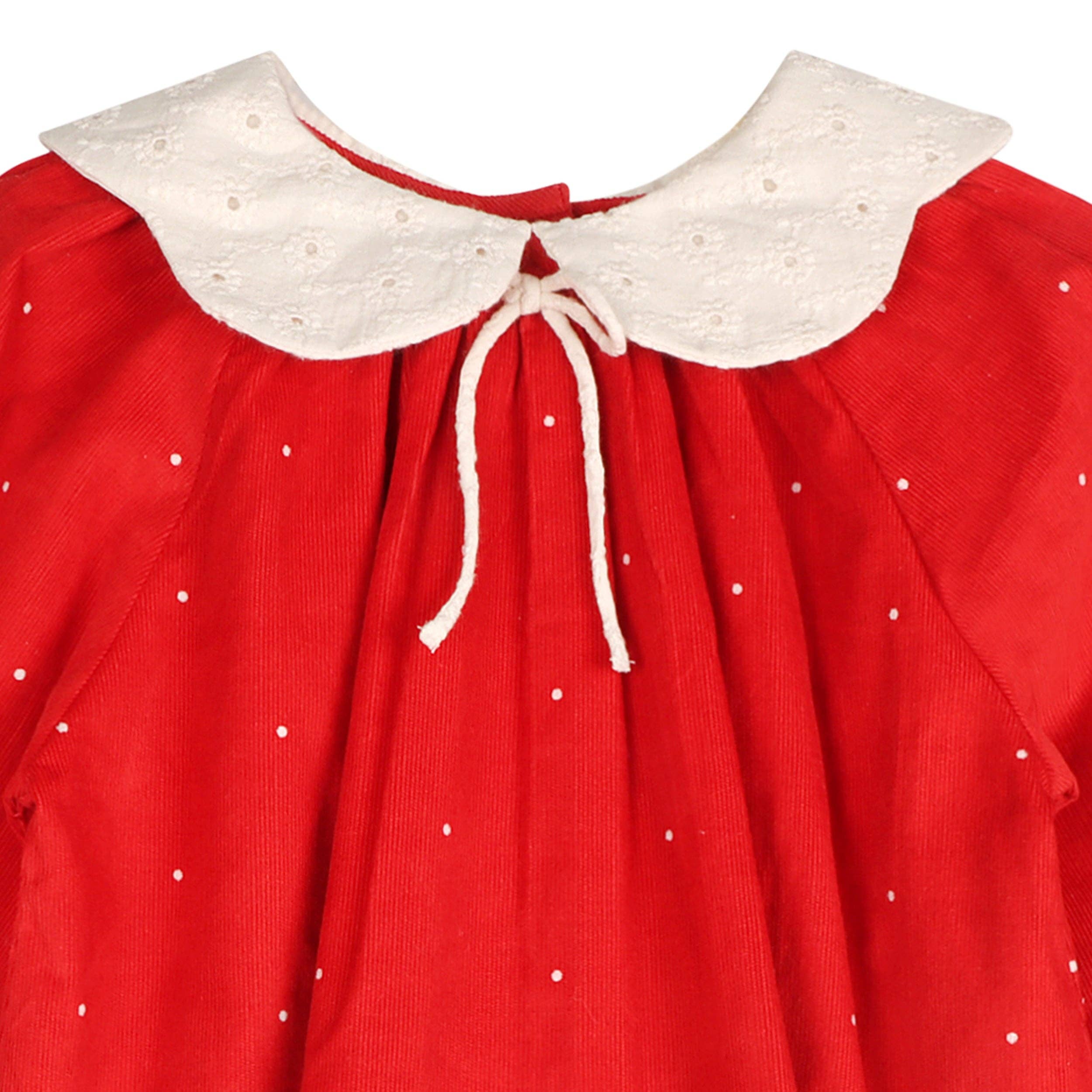 LARILI - Wholesale Dress - Kids - Christmas Carol Red Holiday Dress5