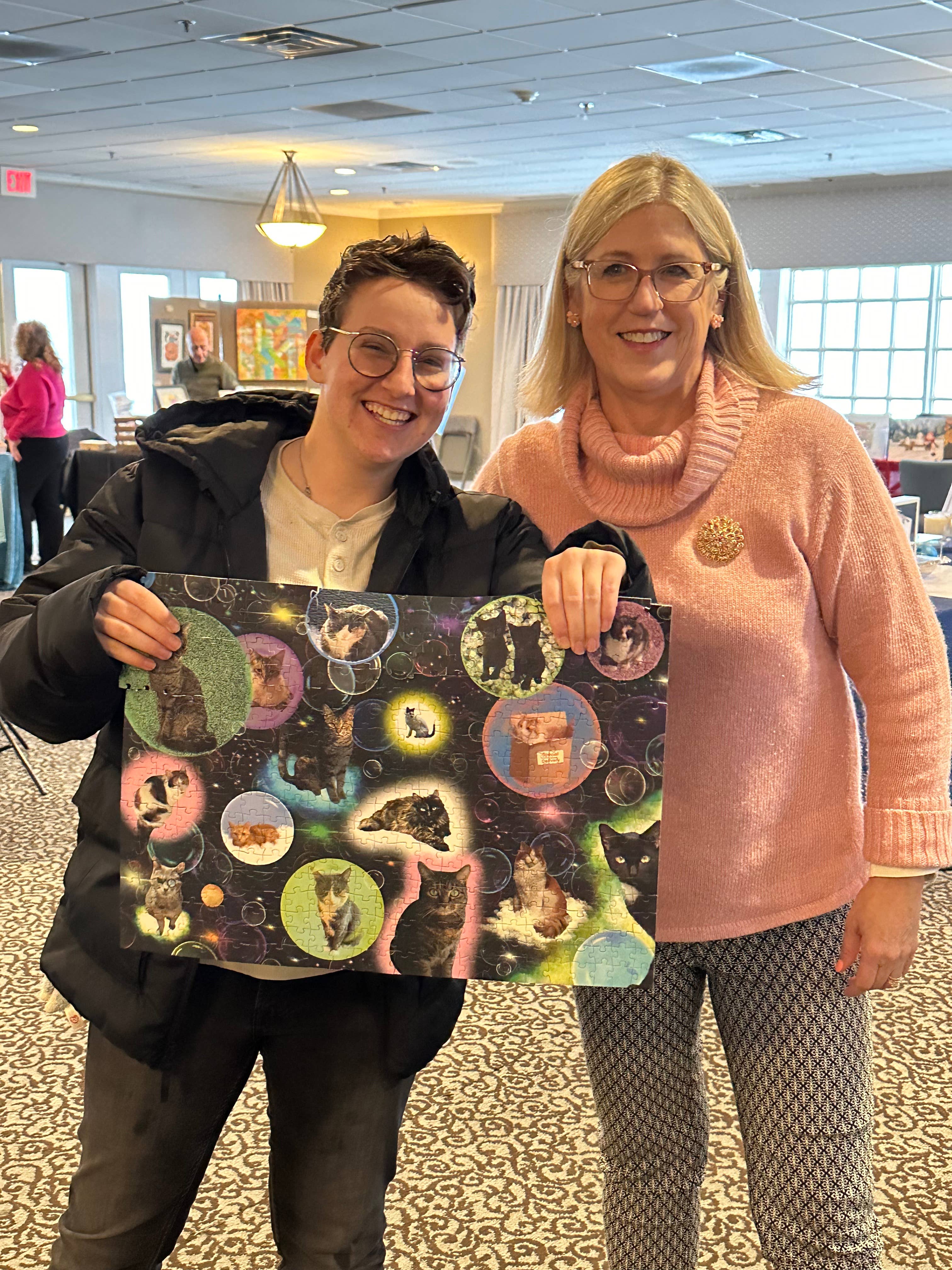 Mimsybird Puzzles – wholesale Puzzle – Adult – Bubble Cats 500-piece Premium Jigsaw Puzzle4