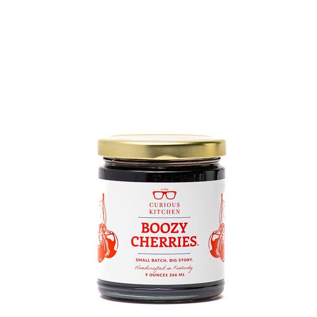 In the Curious Kitchen - Wholesale Cocktail Mix/Syrup - Boozy Cocktail Cherries® | Bourbon Cocktail Cherries