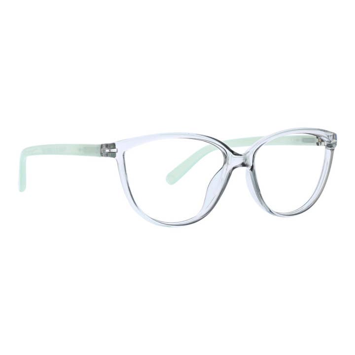 Life is Good Eyewear - Wholesale Eyeglasses - Women's - Clarissa Grey Blue Light Readers