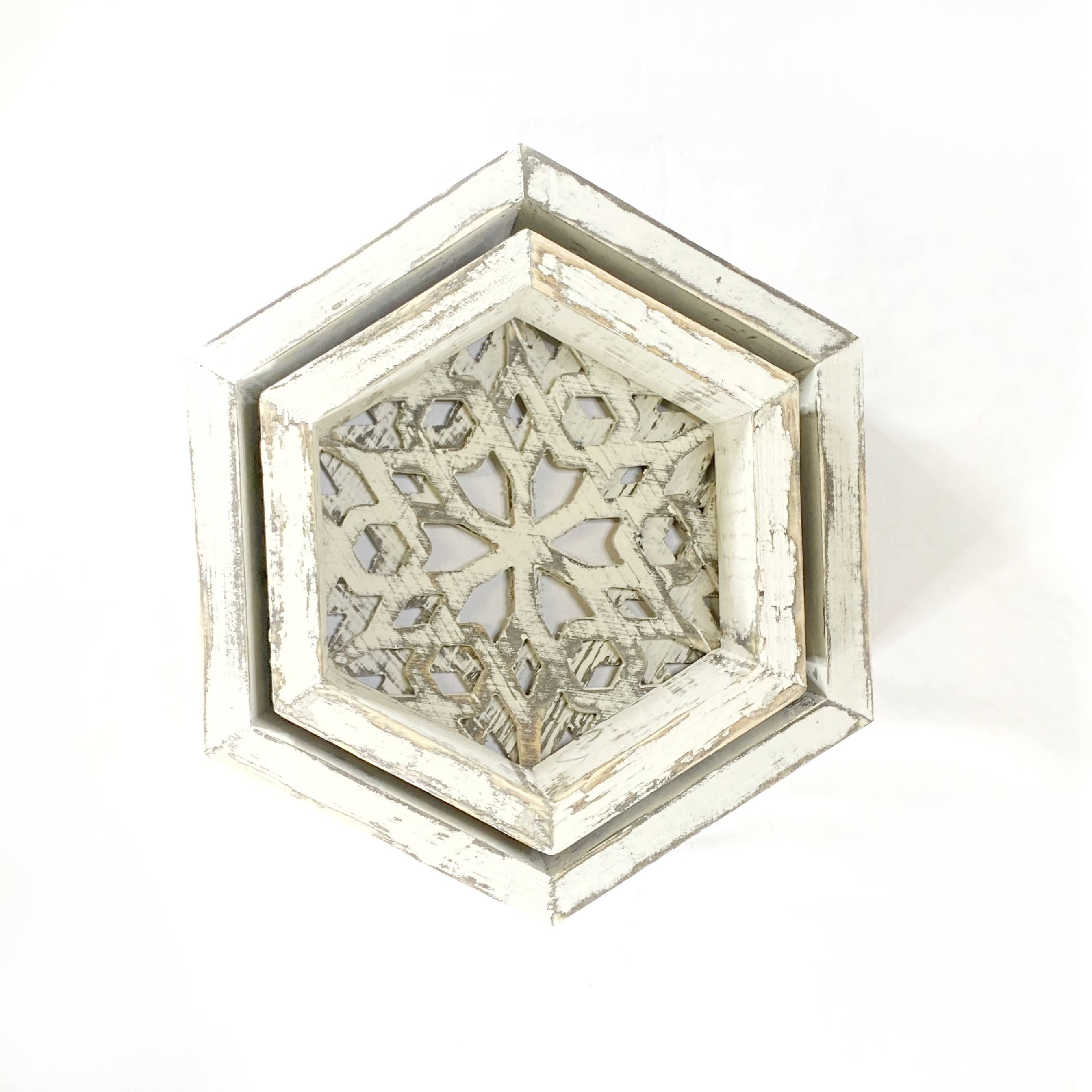 Born in a Barn - Wholesale Wall Mounted Shelf - Honeycomb Floating Shelf #1 Mini2