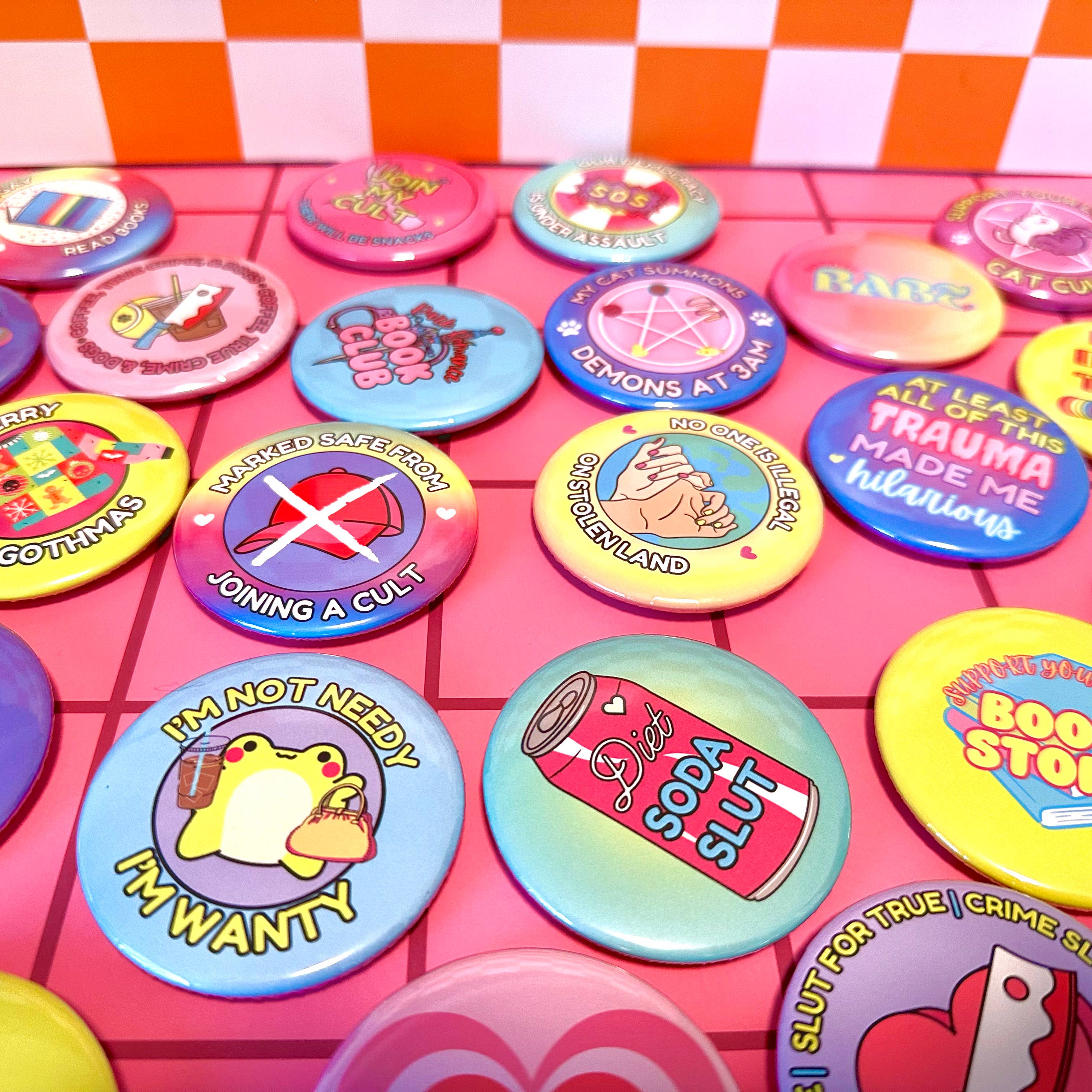 Stickers+ X Ashley Bexar - Wholesale Lapel Pin/Button - Bookish Bookstore Funny Books Button Pin Pinback Button4