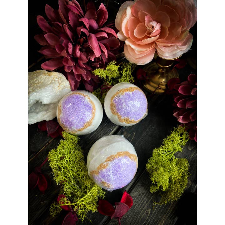 Sacred Lore - Wholesale Bath Bomb/Fizz - Amethyst Crystal Bath Bomb, Geode Bath Bomb, Girlfriend Gift3