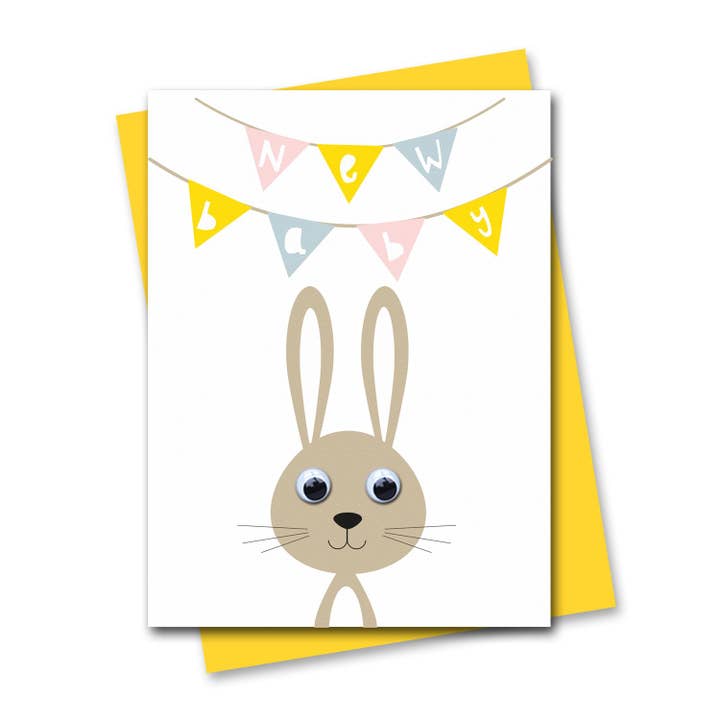 Nueva Tarjeta de Felicitación del Bebé para venta al por mayor de Stripey Cats Cards