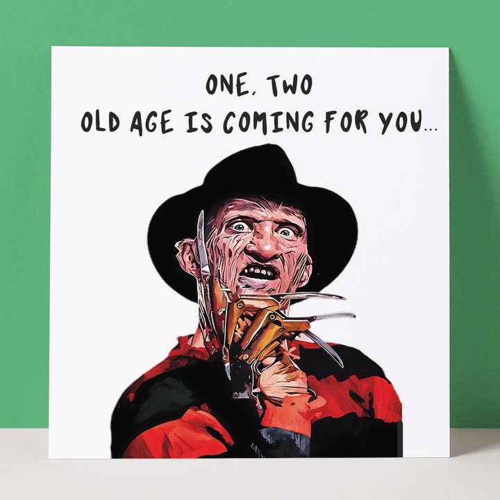 FREDDY - BIRTHDAY CARD for wholesale by Pack a Punch Designs