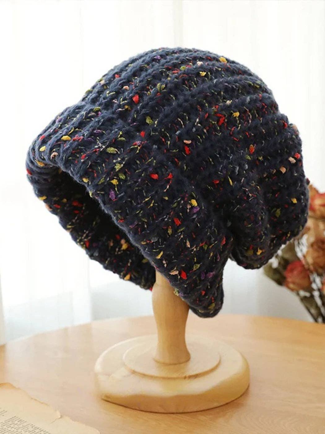 Funkyrel® Atzbranding Limited – wholesale Beanie – Women's – Haila - Knitted Splash Beanie Hat9