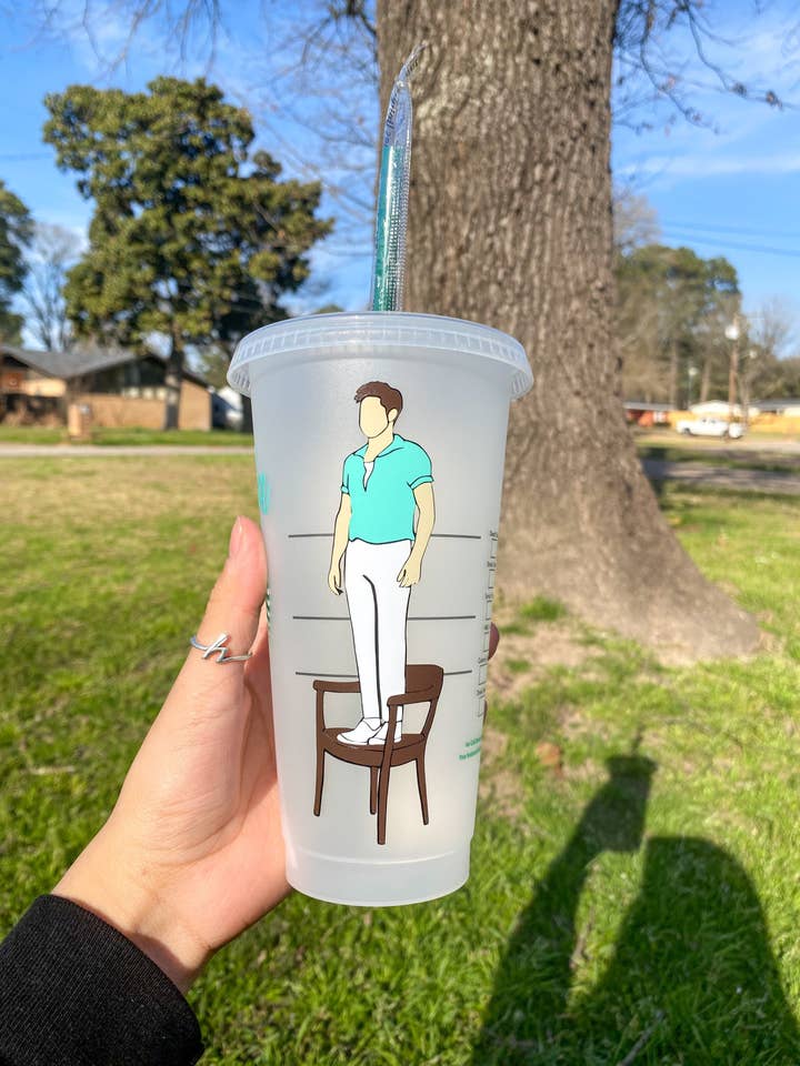 Niall Horan Silhouette Heartbreak Weather Starbucks Cup for wholesale by Lovely JEN's Designs