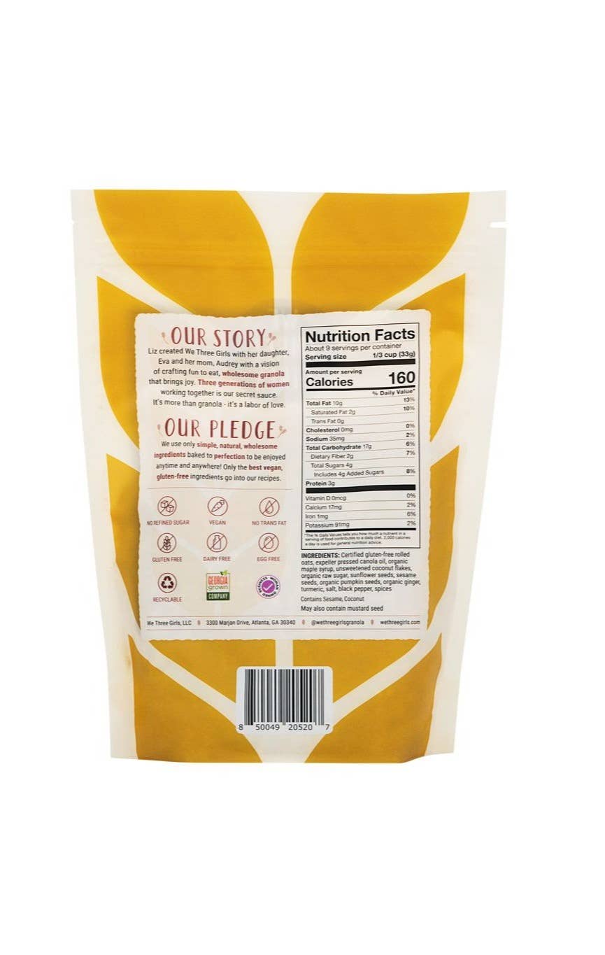 We Three Girls - Wholesale Granola - Ginger and Turmeric1