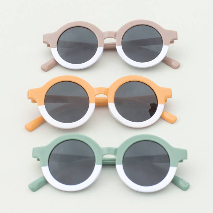 Space 46 Wholesale - Wholesale Sunglasses - Kids - Kids Toddler 2 Tone Round Sunglasses0