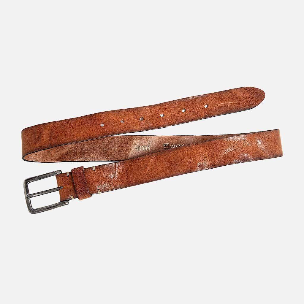Amsterdam Heritage Leather Belts, Bags, Jackets & Apparel - Vente Ceinture – femme - Dani | Ceinture classique décontractée en cuir robuste à boucle argentée 10