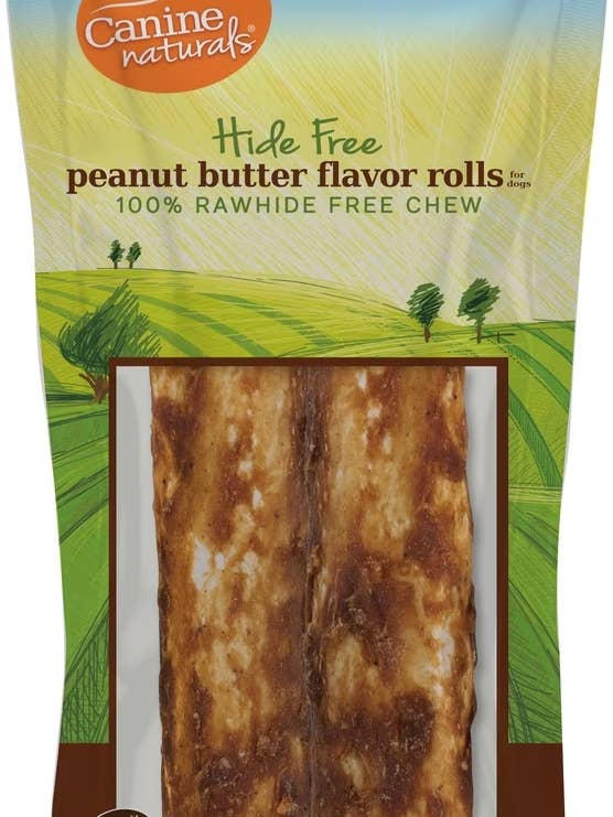 Peanut Butter Large 7” Roll for wholesale by Canine Naturals