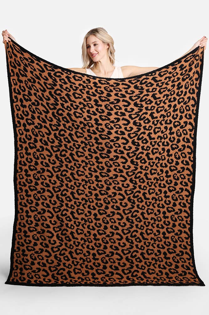 Hana - Wholesale Throw Blanket - Luxury Soft Leopard Print Throw Blanket14