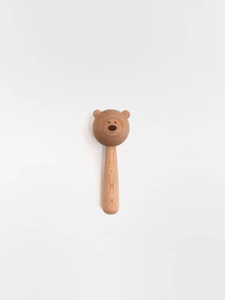 Bear rattle / Natural for wholesale by SABO concept