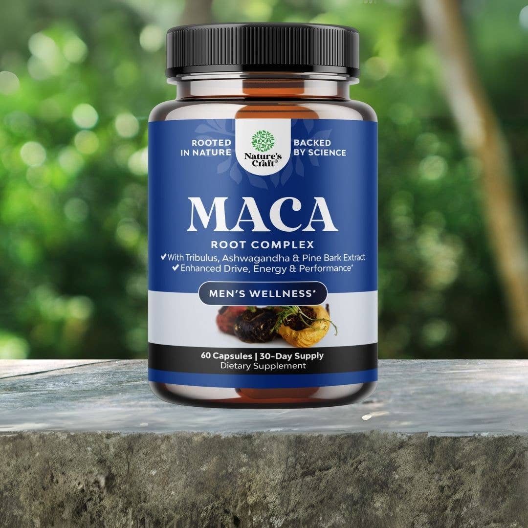 Nature's Craft - Wholesale Oral Supplement/Vitamin - Maca Root Complex – Men’s Herbal Wellness Supplement0