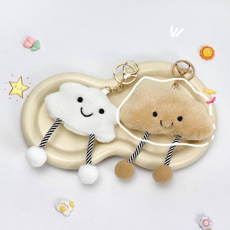 FurDecoration - Wholesale Keychain - Women's - Cute Plush Cloud Doll Pendant1