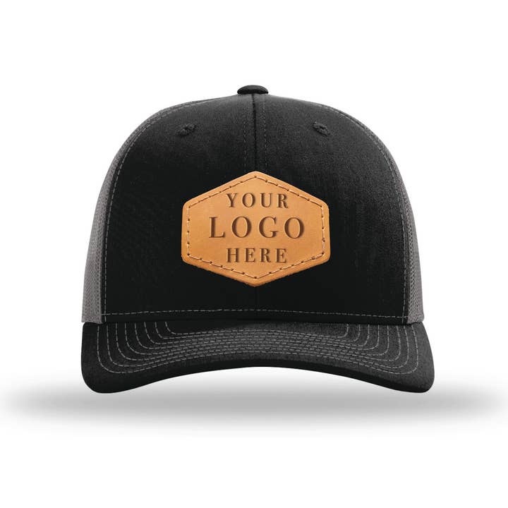 Oowee Products - Wholesale Trucker Hat - Unisex - Custom Leather Patch Trucker Hats - Add Your Logo or Artwork2