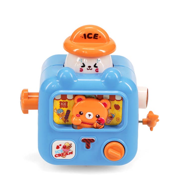 Rex B2B - Europe - Wholesale Wind-Up Toy - Kids - Wind-up ice cream van racer - Blue1