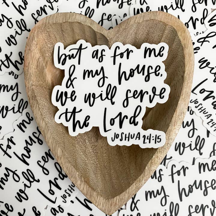 swaygirls - Vente Autocollant - Citations autocollants de verset bibliques | Décalque chrétien | Joshua 24:152