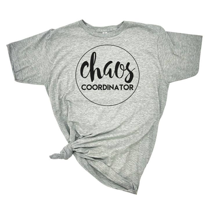 dkhandmade - Wholesale Screen Printed T-Shirt - Unisex - CHAOS COORDINATOR T-SHIRT1